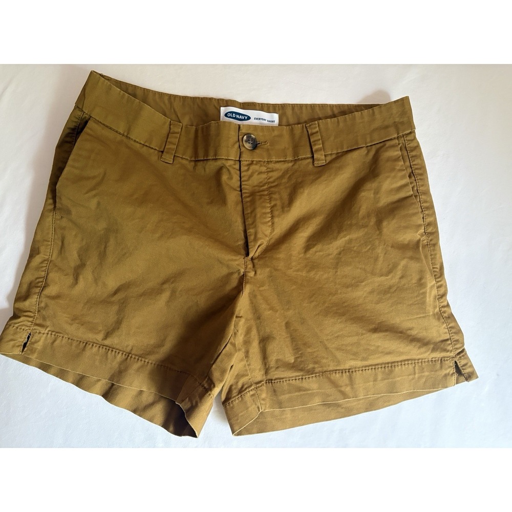 Old Navy Everyday Women's Shorts Sz 8 Brown & Gray LOT OF 2 Pockets Zip Button - Picture 4 of 13
